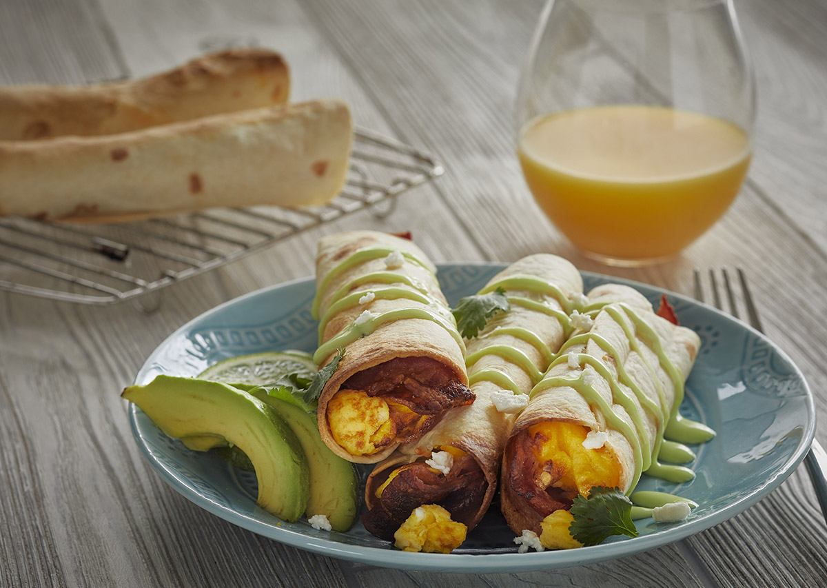 Air Fryer Breakfast Flautas Recipe Foreman